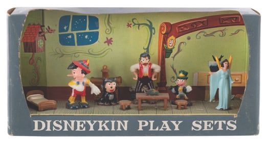 A Marx Geppetto's Shop Disneykin Play Set.