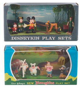 A Pair of Disneykins Play Sets.