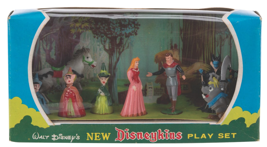 A Marx "Sleeping Beauty" Disneykins Play Set. (1 of 4)