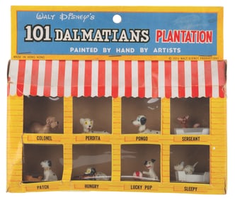 A "101 Dalmatians" Plantation Disneykins Set in Box.