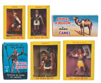 Marx Warriors of the World and Animal Kingdom Figurines.