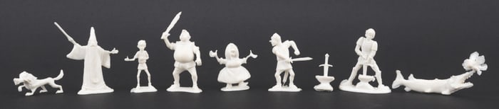 Rare Unpainted "The Sword and the Stone" Disneykins.