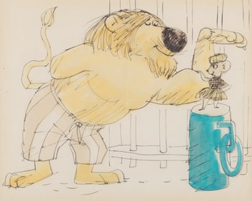 An Early "The Rescuers" Concept Drawing.