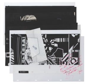 A Collection of "Tron" Production Materials.