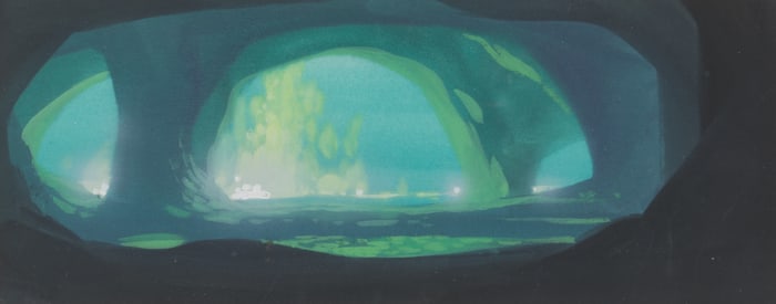 "The Black Cauldron" Original Concept Painting.