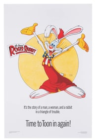 A "Who Framed Roger Rabbit" Commercial One-Sheet.