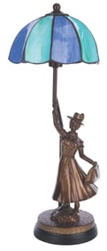 A "Mary Poppins Returns" Tiffany-Style Lamp.