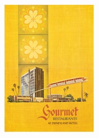 A Disneyland Hotel Gourmet Restaurant Menu.