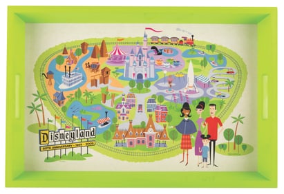 A Disneyland 50th Anniversary SHAG Serving Tray.