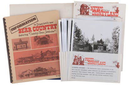 A Disneyland Bear Country Press Kit.