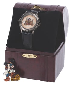 A Pirates of the Caribbean Event Watch and Pin.