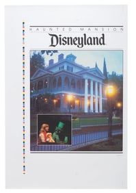A Disneyland Haunted Mansion Poster.