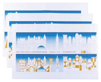 A Set of It’s A Small World Color Reference Boards.