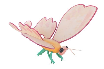A Disney's Animal Kingdom Pizzafari Butterfly Prop.