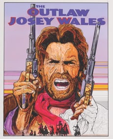 "The Outlaw Josey Wales" Coloring Poster Concept.