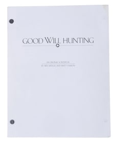 A "Good Will Hunting" Script.