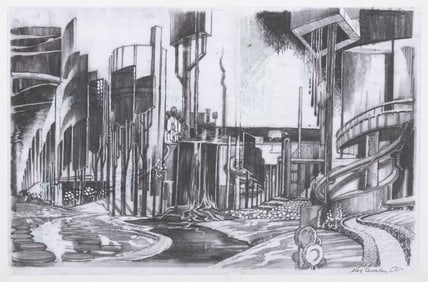 A "Charlie and the Chocolate Factory" Concept Drawing.