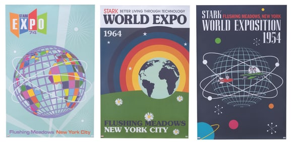 A Set of "Iron Man 2" Stark Expo Posters.