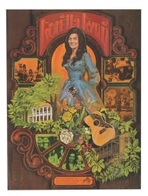 A Rare Loretta Lynn Poster.