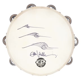 Eddie Vedder's Signed LP Tambourine.
