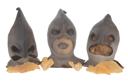 An "Amazing Live Sea Monkeys" Shark Guy Prosthetic Collection.