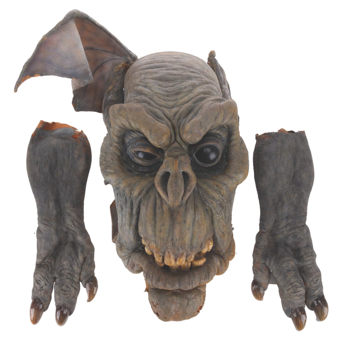 An "Amazing Live Sea Monkeys" Ghoul Mask and Hands.: (CBS, 1992) A screen-used ghoul mask and hands from the Howie Mandel-starring television series “The Amazing Live Sea Monkeys.” The hand-painted foam mask and hands were worn in the episode "H