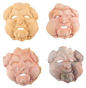A Set of “Double Dragon" Abobo Face Prosthetics.
