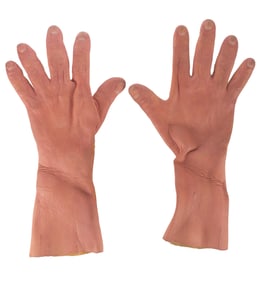 A Pair of Arnold Schwarzenegger Hands from "Washington-Byrnes."