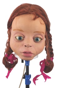 A "Six Feet Under" Claire Puppet Head.