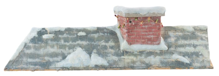 A Freeform 25 Days of Christmas Rooftop Model.