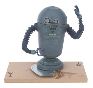 An "Alien Xmas" SAMTU Stop-Motion Puppet.