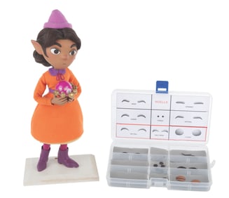 An "Alien Xmas" Noelle Stop-Motion Puppet.