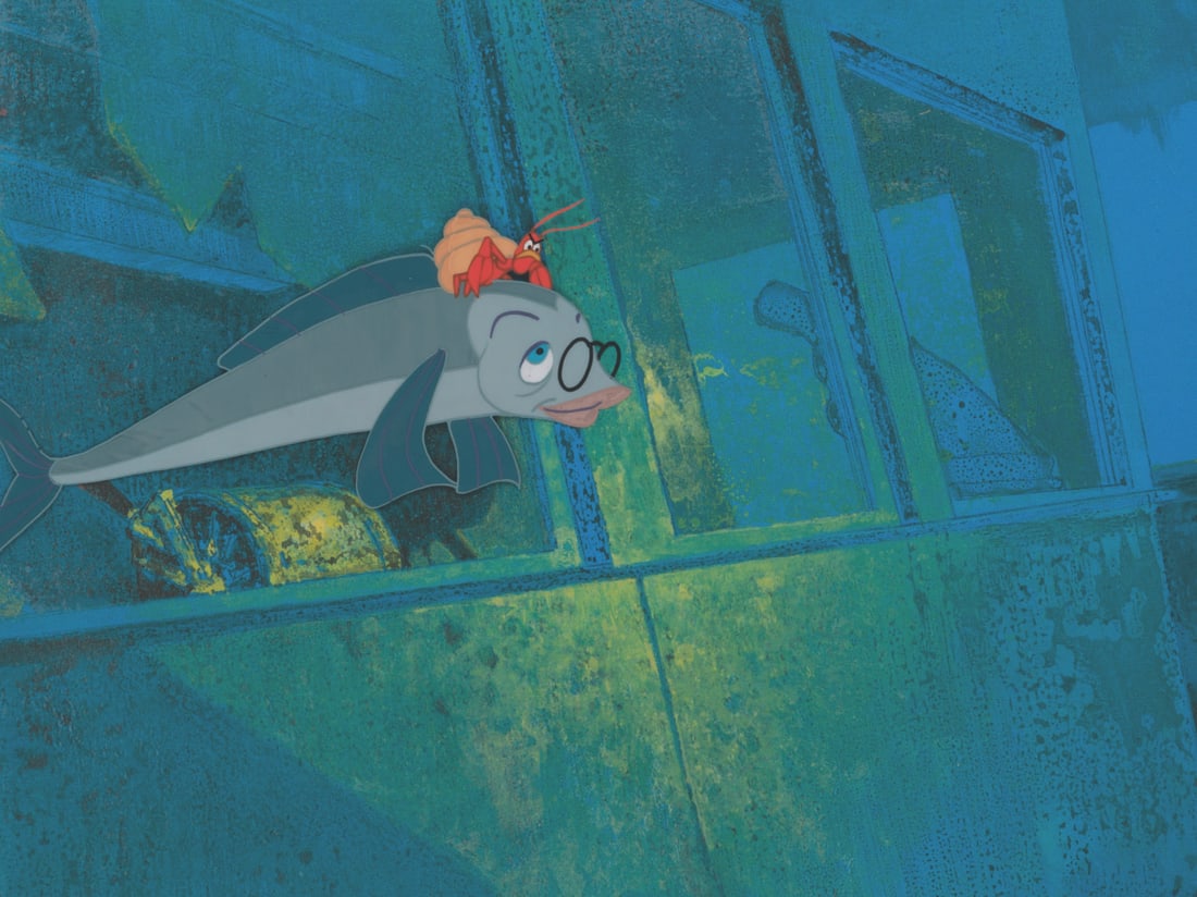 "The Incredible Mr. Limpet" Original Production Cel. (1 of 2)