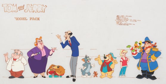 A “Tom and Jerry: The Movie?? Character Model Cel.