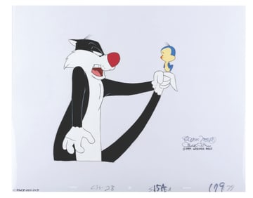 A Multi-Signed “Father of the Bird?? Production Cel.