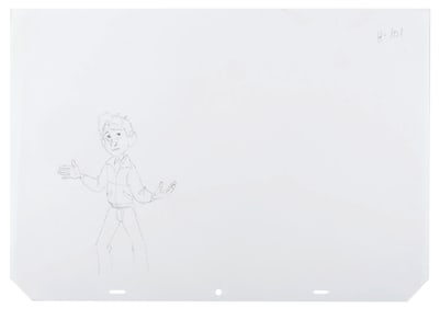 An "Iron Giant" Original Production Drawing.