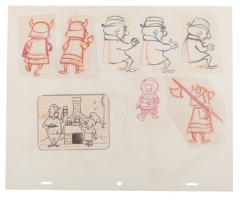 An Original Mr. Magoo Model Sheet.