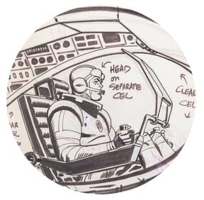 An Original “Space Angel" Production Drawing.