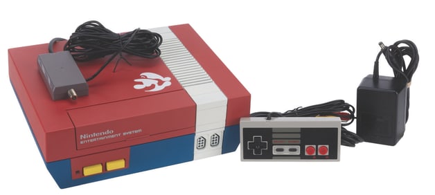 A Custom Painted Nintendo Entertainment System.