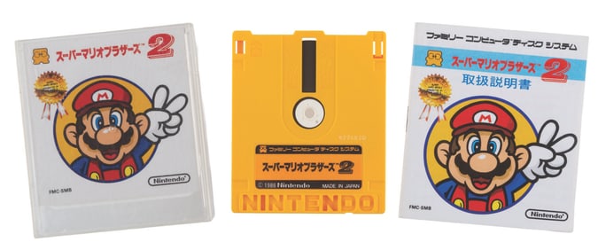 A Japanese Super Mario Bros. 2 Game.