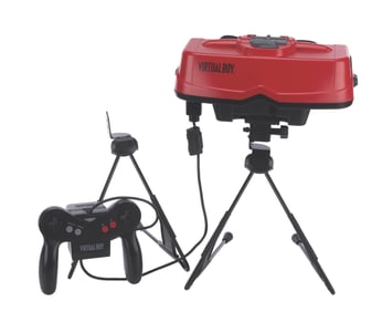 A Nintendo Virtual Boy Video Game Console.