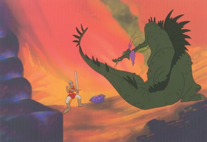 A Dragon's Lair Dirk & Singe Publicity Cel.