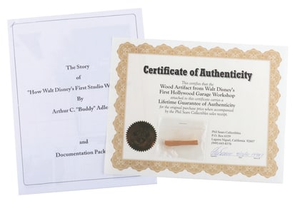 A Wood Section from Walt Disney's Garage Animation Studio.