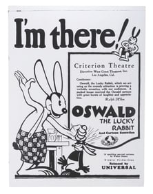 An Oswald the Lucky Rabbit Disney Studio Display.