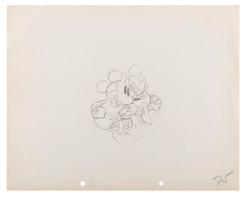 A “Puppy Love" Original Production Drawing.