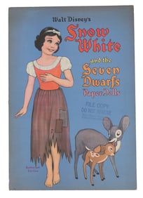 A “Snow White and the Seven Dwarfs?? Paper Dolls Book.