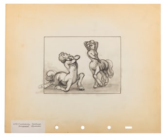 A Pastoral Symphony "Fantasia" Original Concept Drawing.