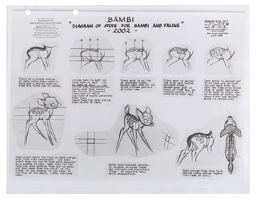 A "Bambi" Model Sheet.