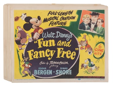 A Set of “Fun and Fancy Free?? Lobby Cards.