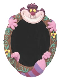 An "Alice in Wonderland" Cheshire Cat Mirror.